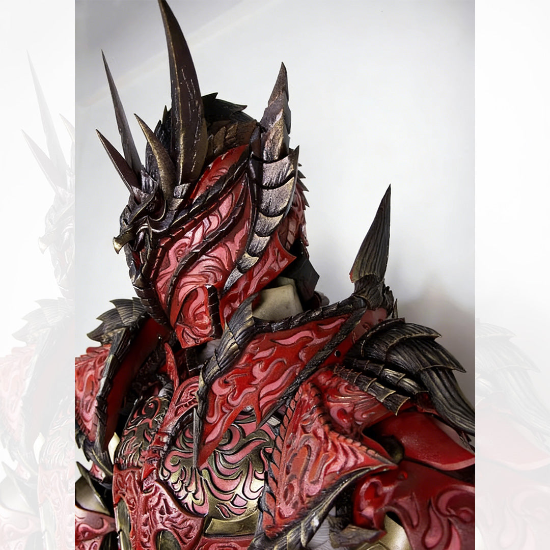 Monster Hunter Pale Red Dragon (Mechazu) Cosplay Armor Full Set – Custom Made