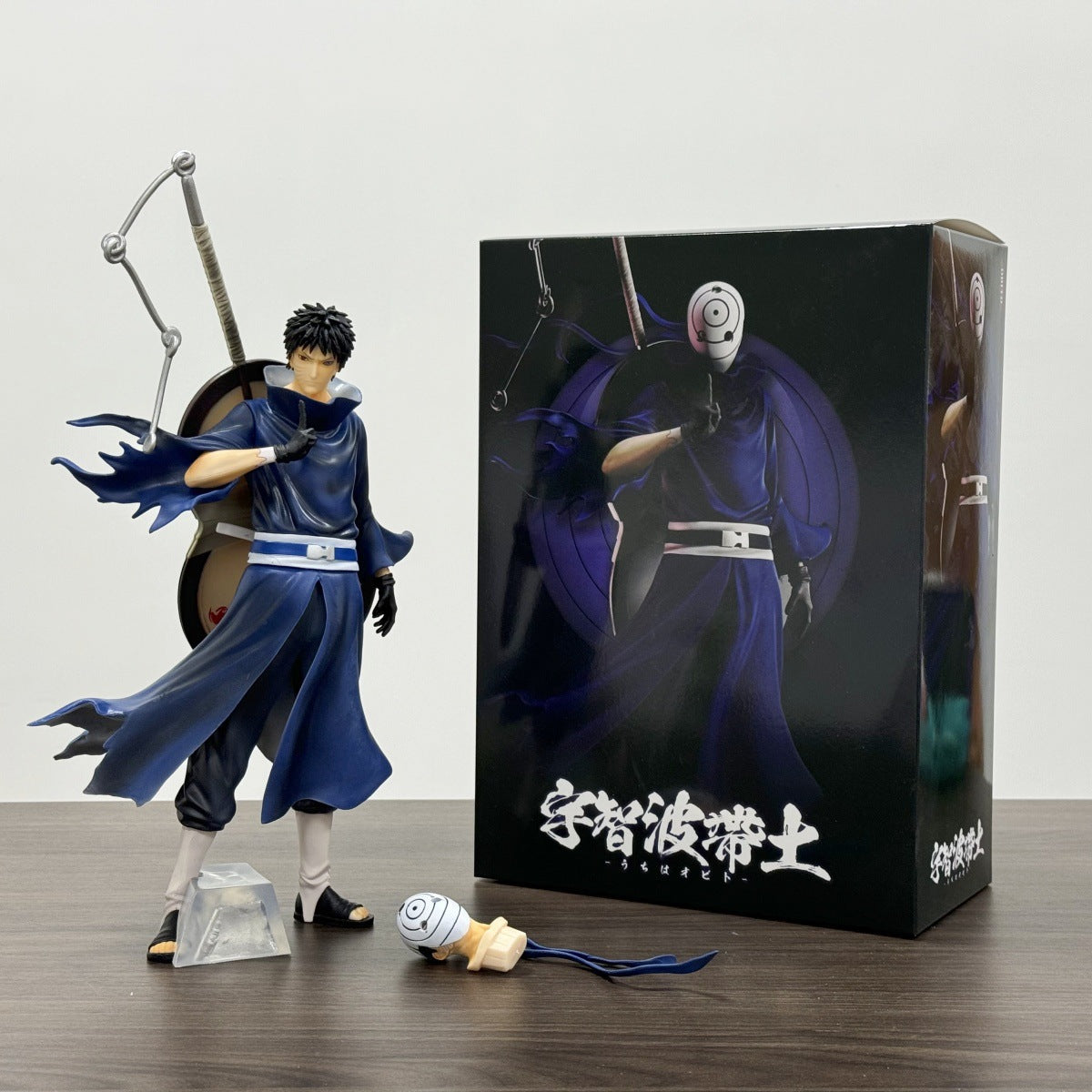 Naruto Obito Uchiha Figure with Interchangeable Head