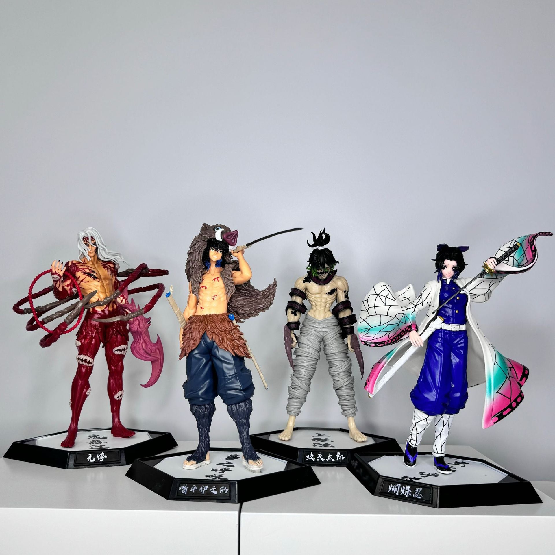Demon Slayer GK Figure Set - Muzan, Gyutaro, Daki, Yoriichi, Inosuke, Shinobu