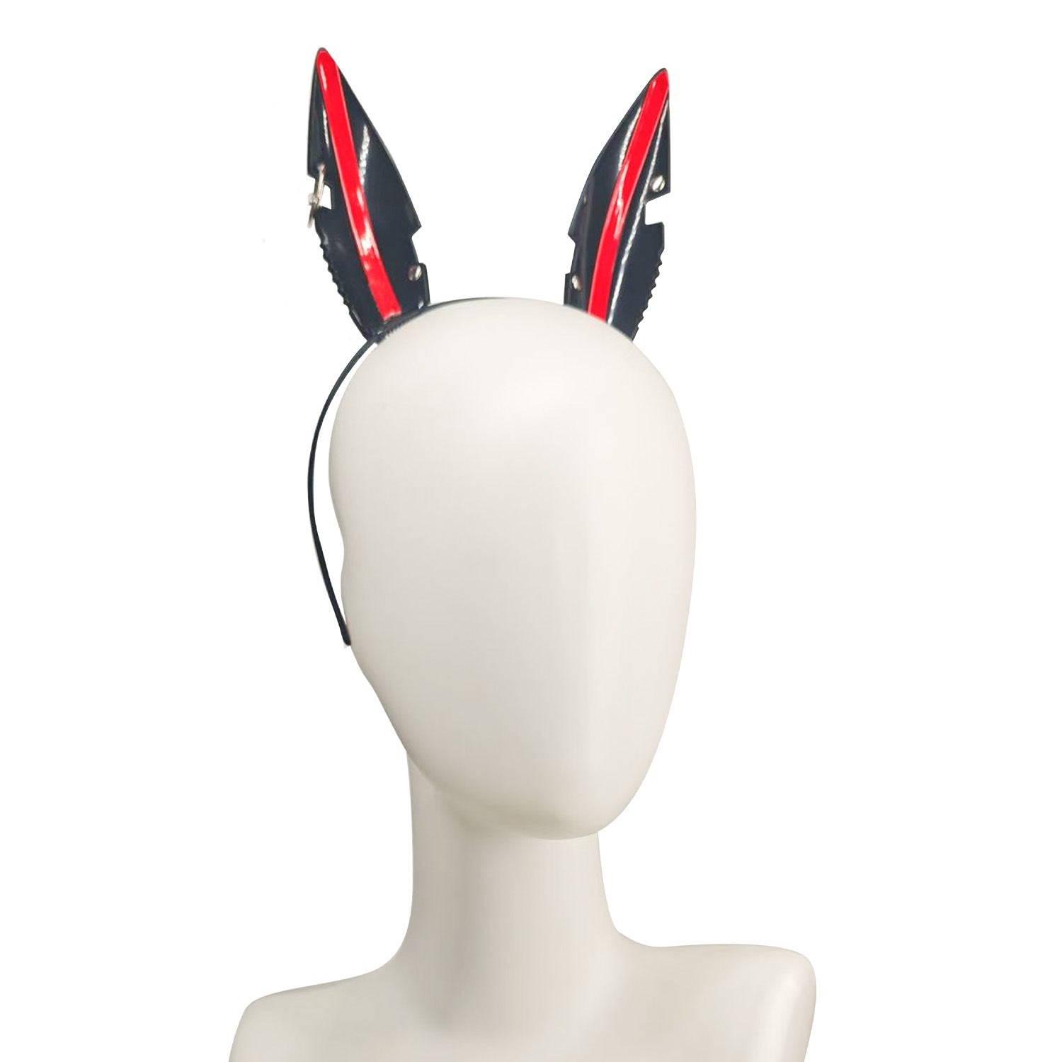 Gothic Lolita Cyberpunk Bunny Ear Headband - Cosplay Accessory