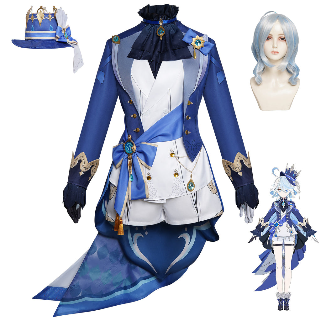 Genshin Impact Furina Cosplay Costume - Fontaine Archon Outfit