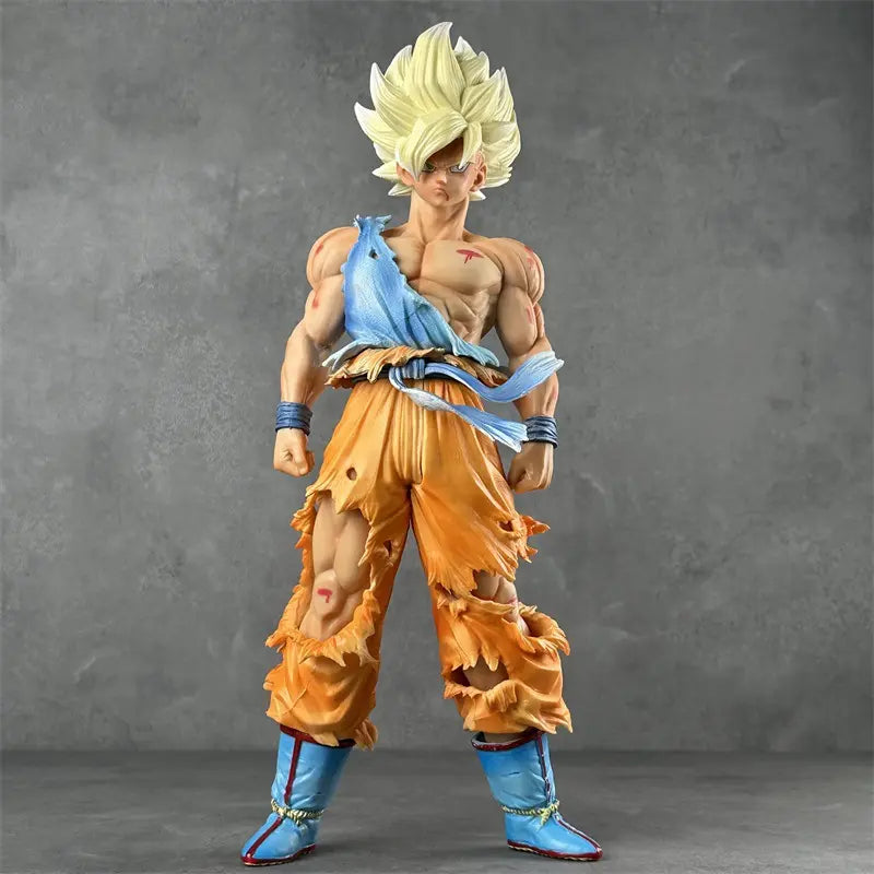 Dragon Ball Goku Super Saiyan Battle Damaged Figure