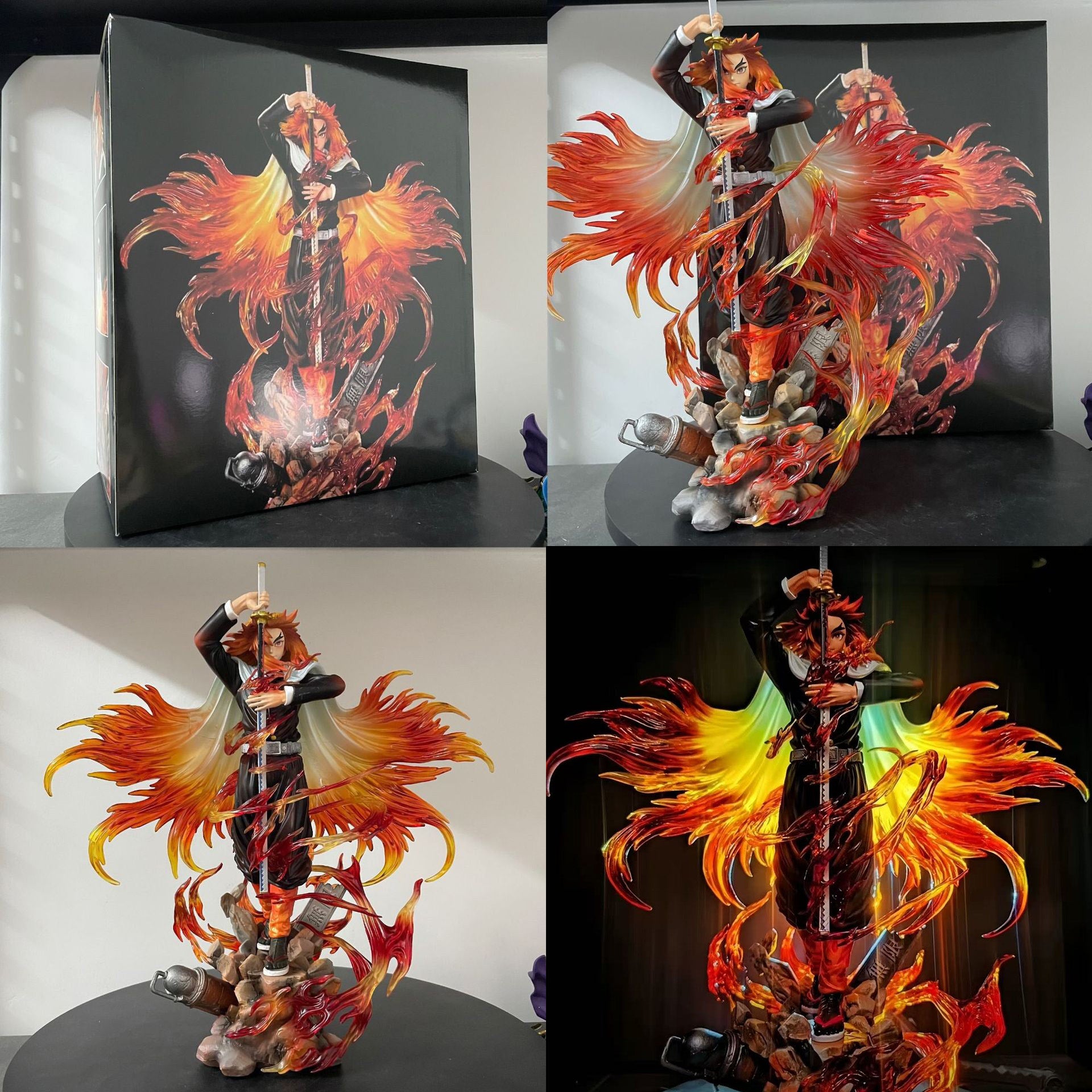 Demon Slayer Kyojuro Rengoku Flame Hashira GK Figure - Anime Collectible