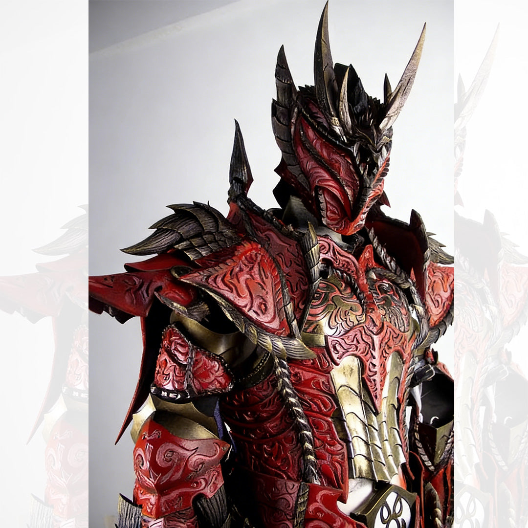 Monster Hunter Pale Red Dragon (Mechazu) Cosplay Armor Full Set – Custom Made