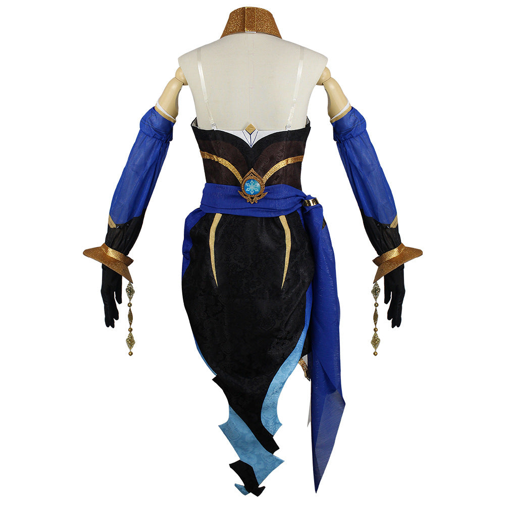 Genshin Impact Layla Cosplay Costume - Full Outfit with Accessories