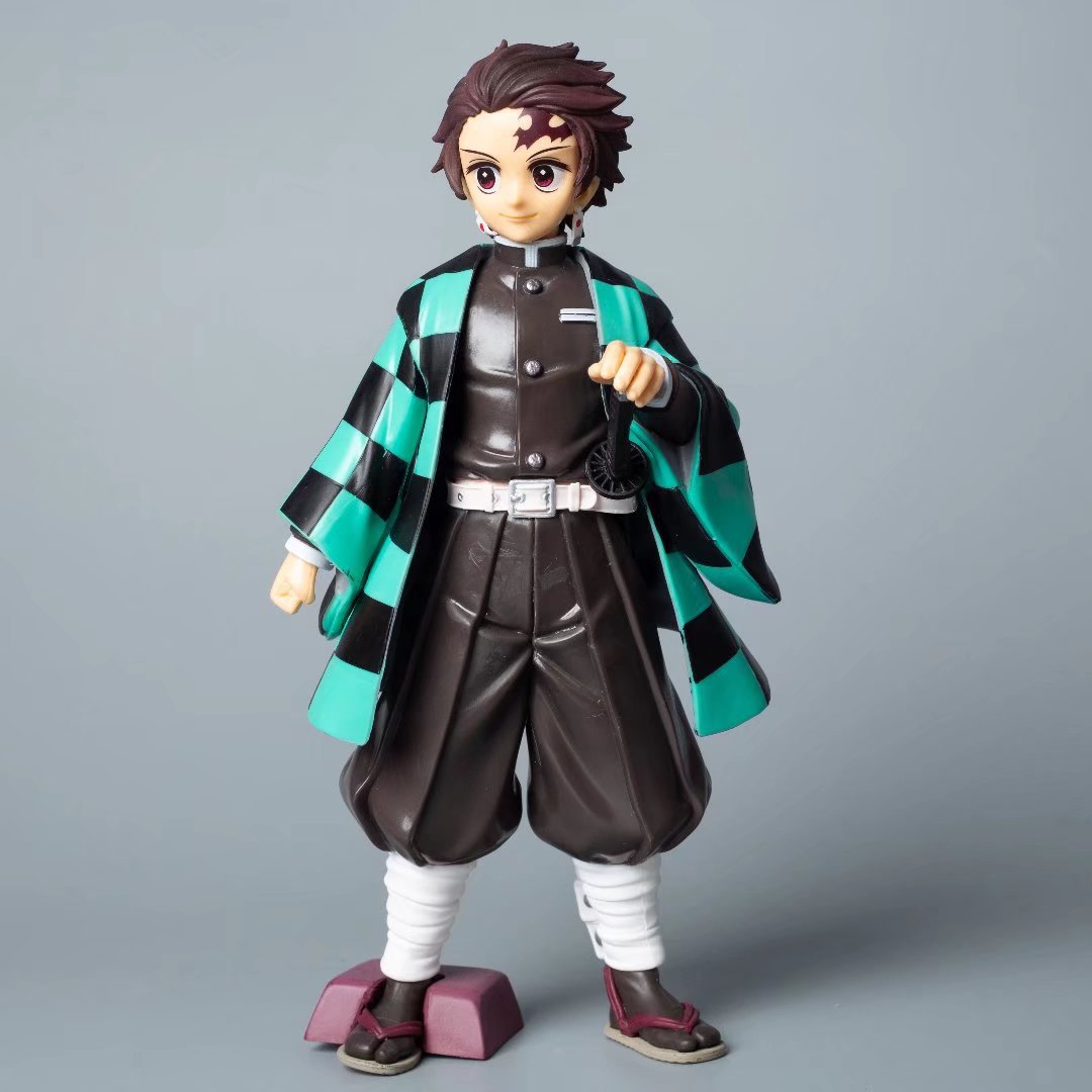 Demon Slayer Kimetsu no Yaiba Anime Figure Set - Tanjiro, Nezuko, Inosuke, Zenitsu
