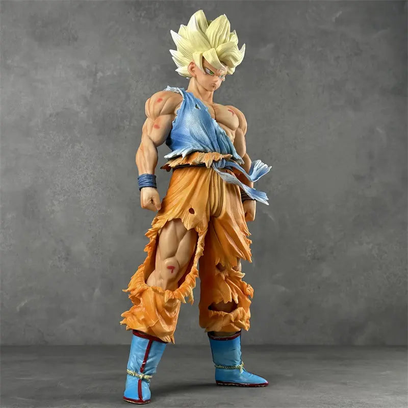 Dragon Ball Goku Super Saiyan Battle Damaged Figure