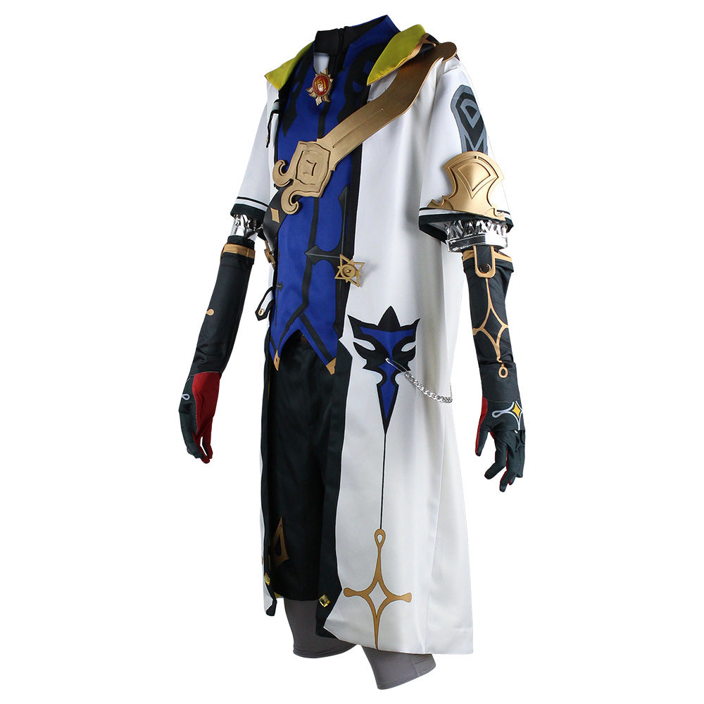 Genshin Impact Albedo Cosplay Costume - Knights of Favonius Outfit