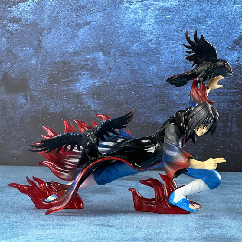 Naruto Itachi Uchiha Crow Battle Figure