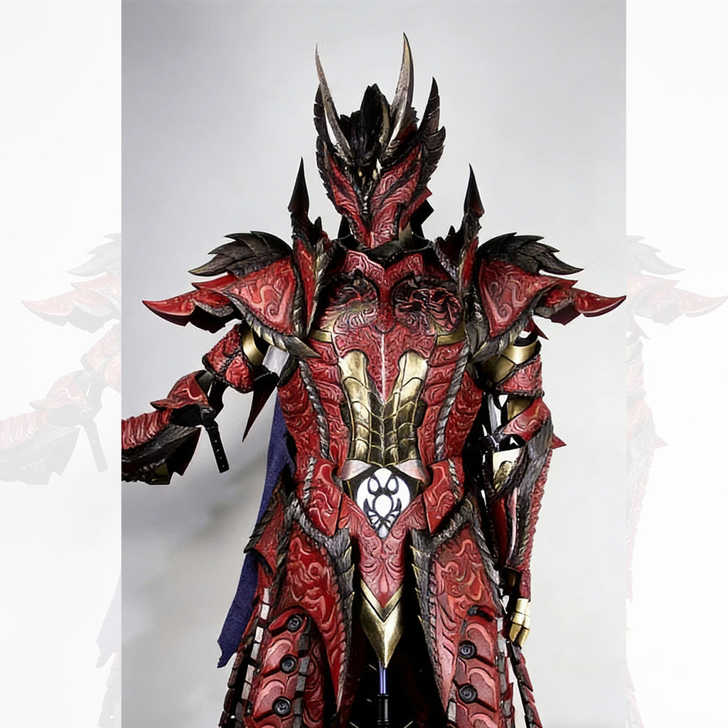 Monster Hunter Pale Red Dragon (Mechazu) Cosplay Armor Full Set – Custom Made