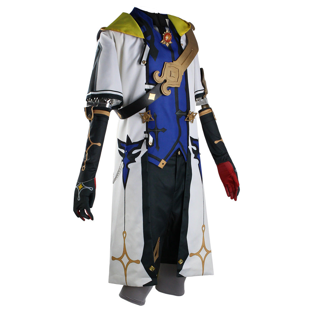 Genshin Impact Albedo Cosplay Costume - Knights of Favonius Outfit