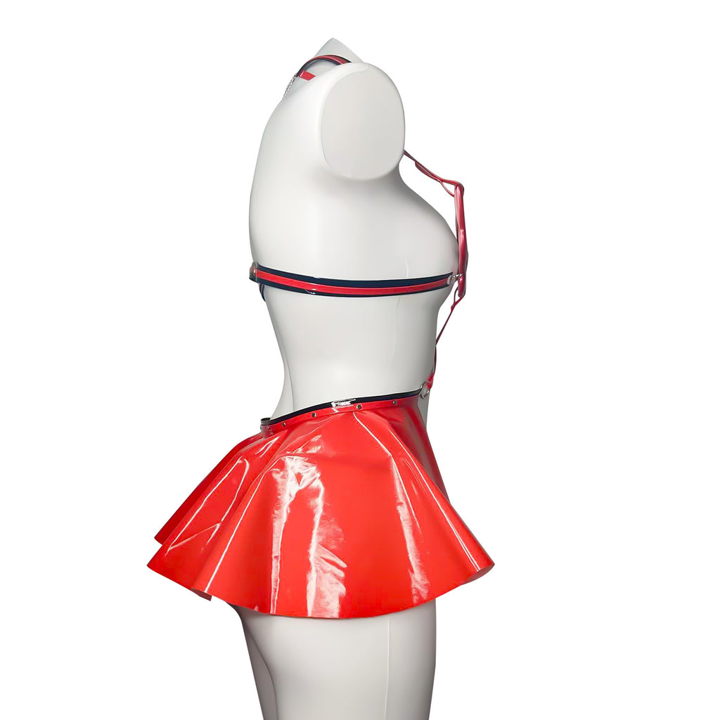 Red Evil Angel Cosplay Outfit - Sexy Lolita Party Costume