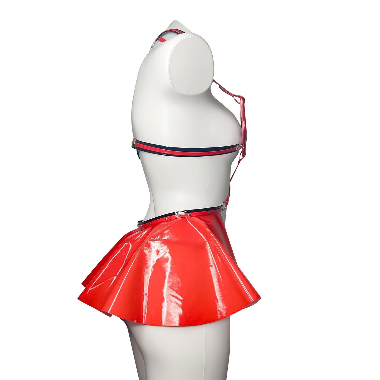 Red Evil Angel Cosplay Outfit - Sexy Lolita Party Costume