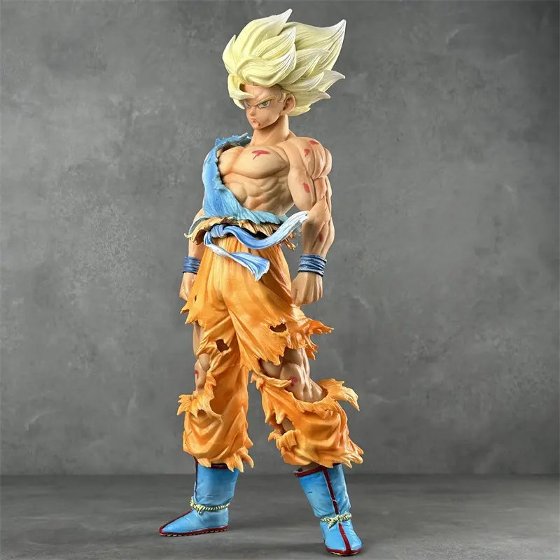 Dragon Ball Goku Super Saiyan Battle Damaged Figure