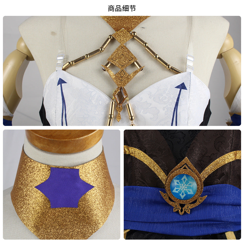 Genshin Impact Layla Cosplay Costume - Full Outfit with Accessories