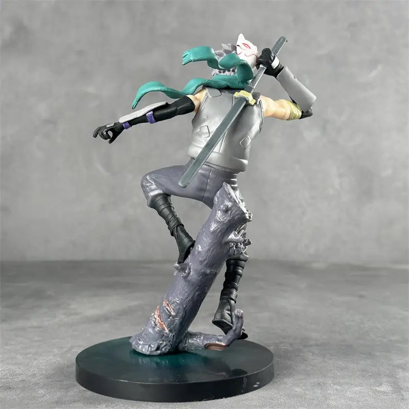 Naruto Kakashi Anbu Battle Statue