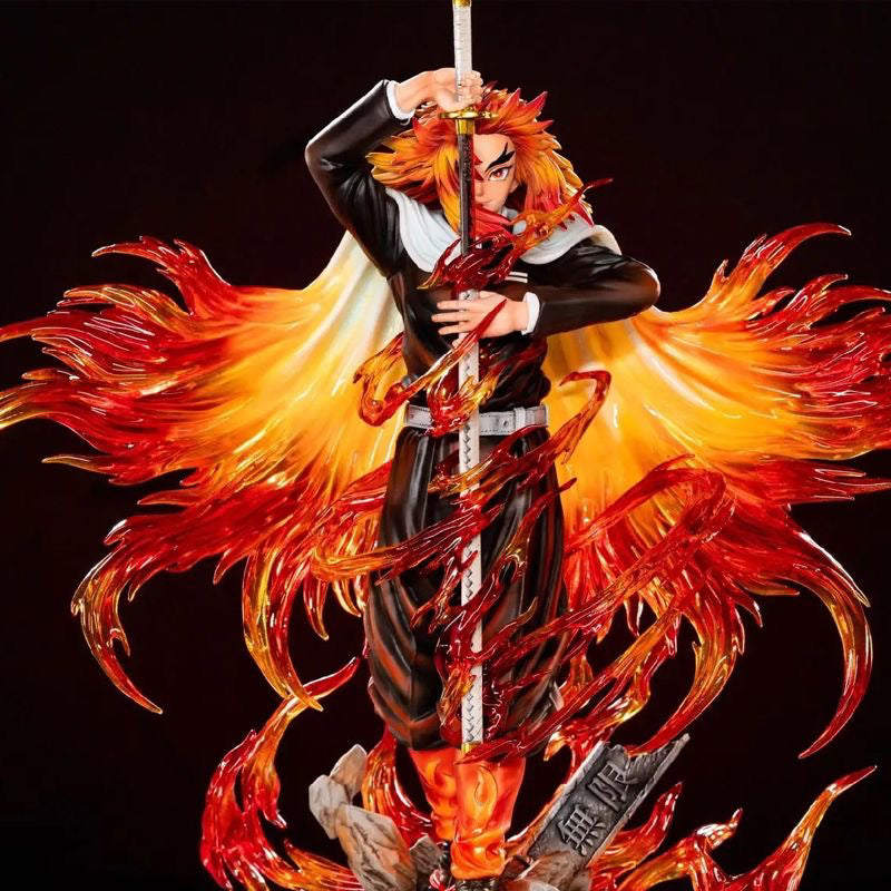 Demon Slayer Kyojuro Rengoku Flame Hashira GK Figure - Anime Collectible