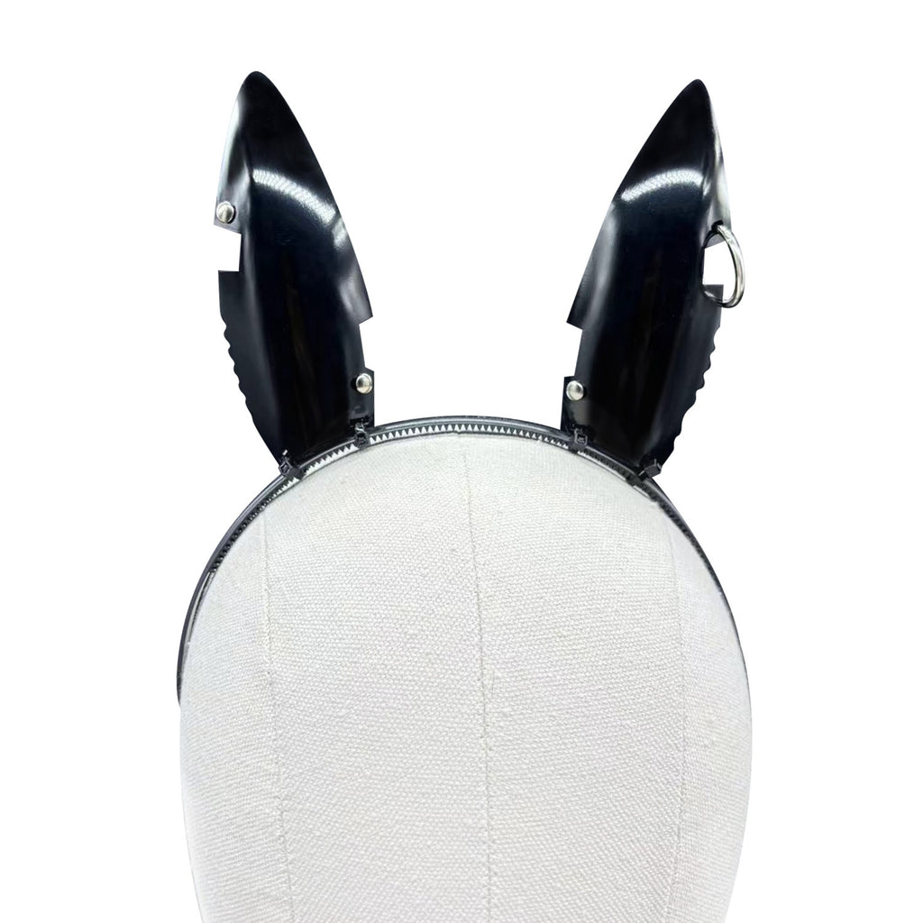 Gothic Lolita Cyberpunk Bunny Ear Headband - Cosplay Accessory