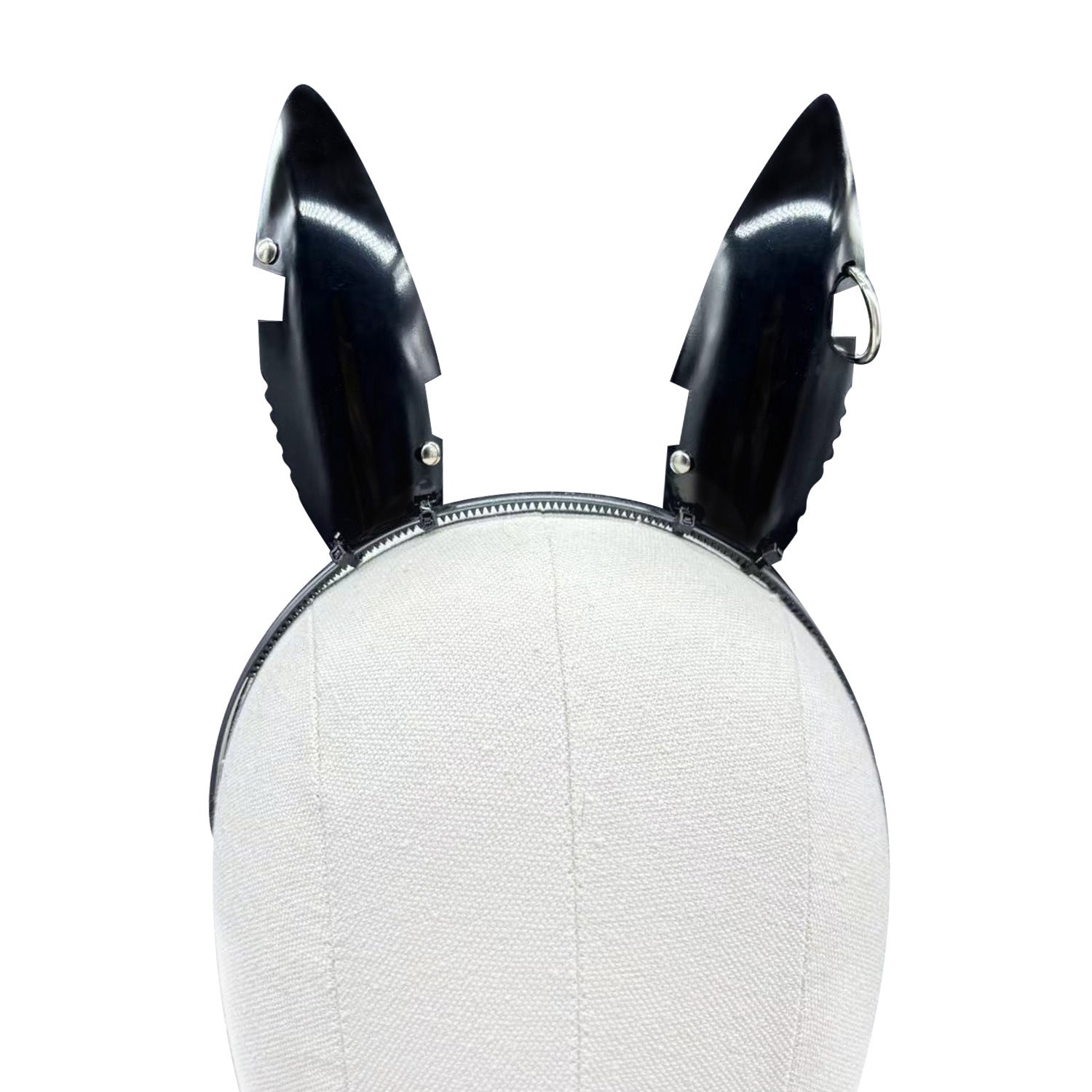 Gothic Lolita Cyberpunk Bunny Ear Headband - Cosplay Accessory
