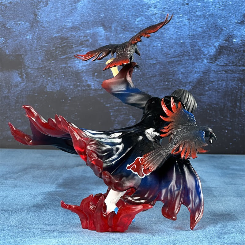 Naruto Itachi Uchiha Crow Battle Figure
