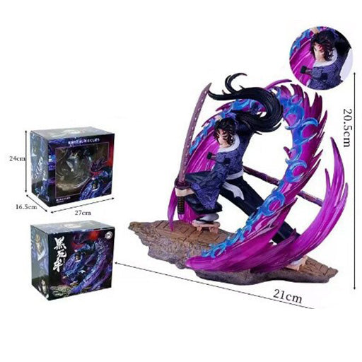 Demon Slayer Yoriichi vs Kokushibo Figure Set - Light-Up Battle Scene Statue