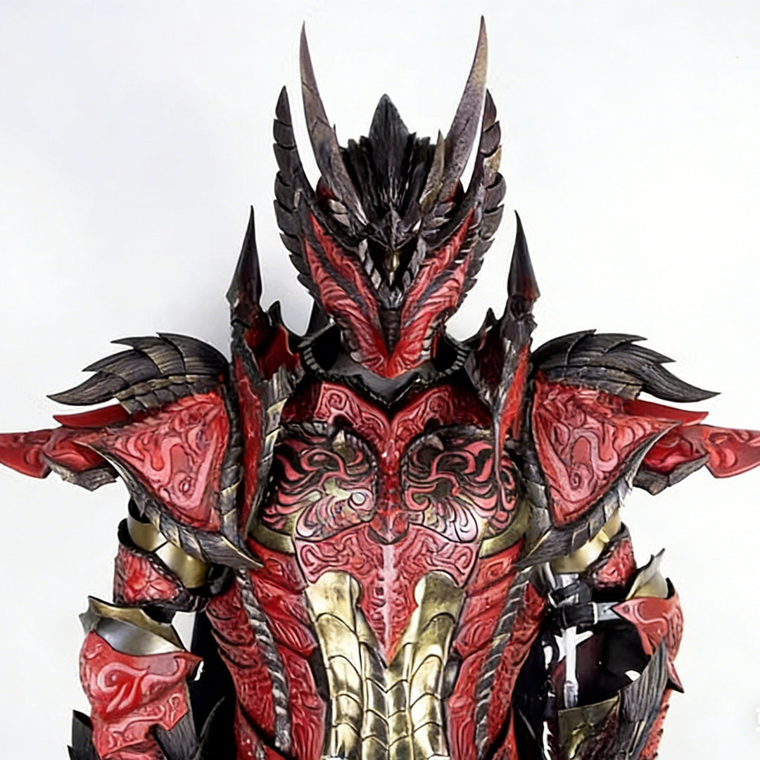 Monster Hunter Pale Red Dragon (Mechazu) Cosplay Armor Full Set – Custom Made