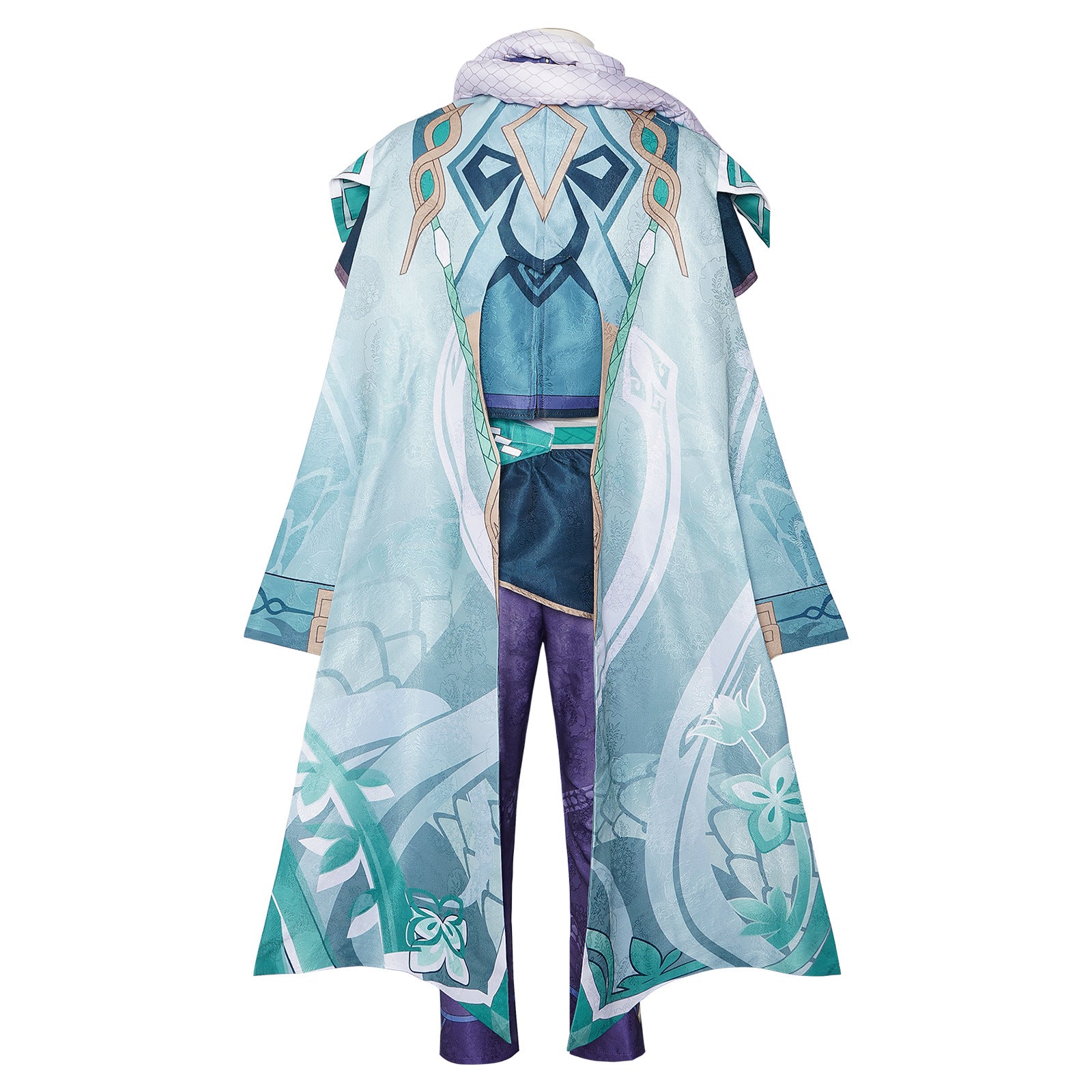 Genshin Impact Baizhu Cosplay Costume - Full Outfit with Snake