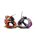 Demon Slayer Yoriichi vs Kokushibo Figure Set - Light-Up Battle Scene Statue