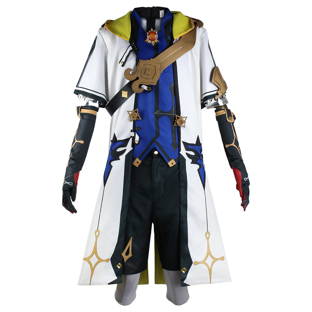 Genshin Impact Albedo Cosplay Costume - Knights of Favonius Outfit