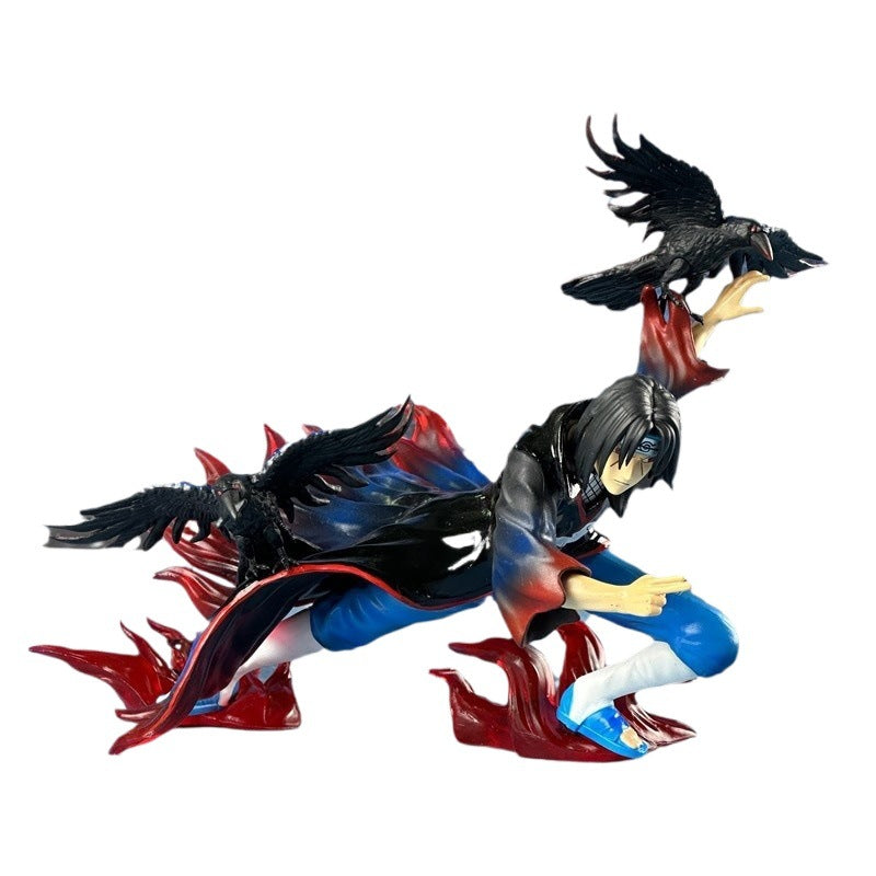 Naruto Itachi Uchiha Crow Battle Figure