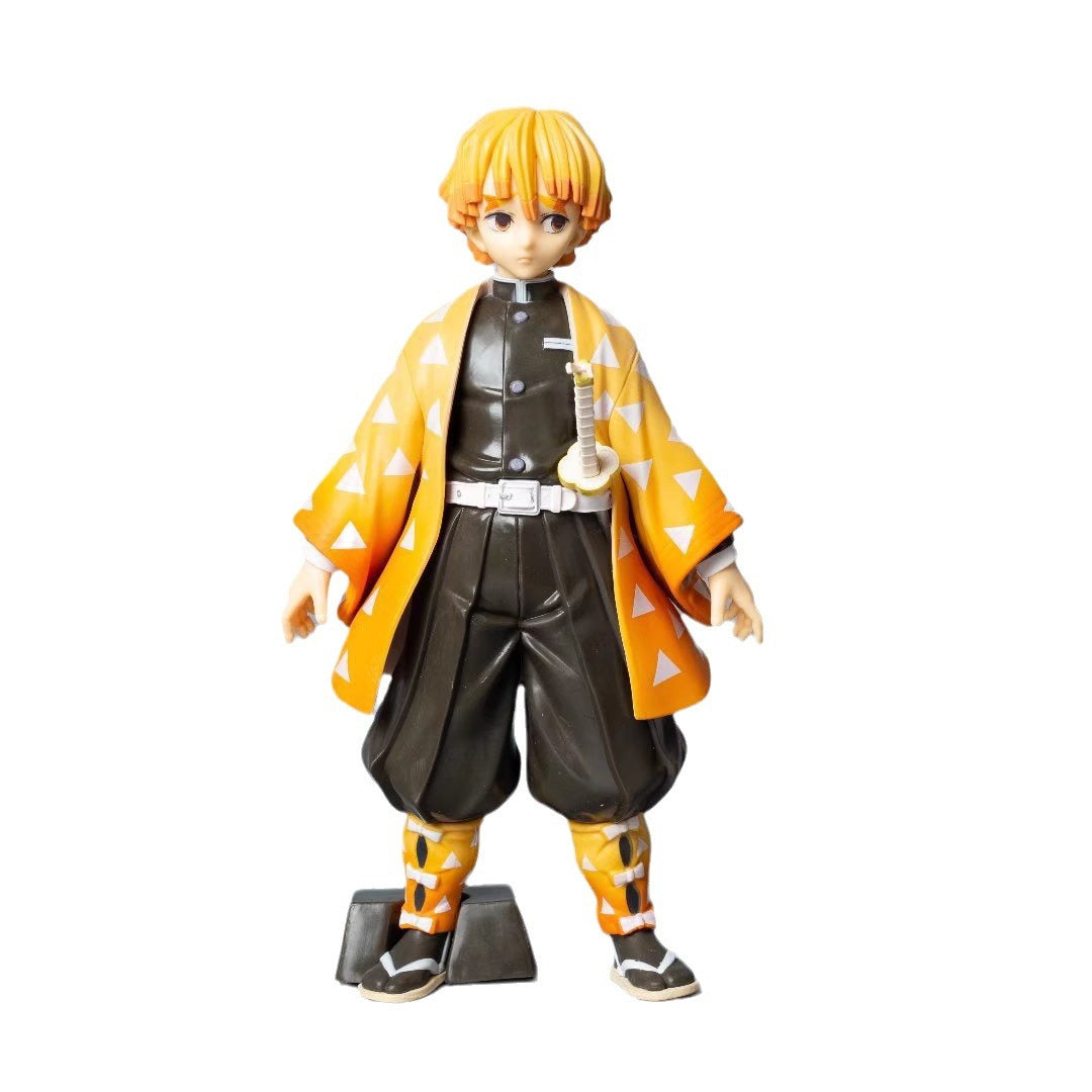 Demon Slayer Kimetsu no Yaiba Anime Figure Set - Tanjiro, Nezuko, Inosuke, Zenitsu