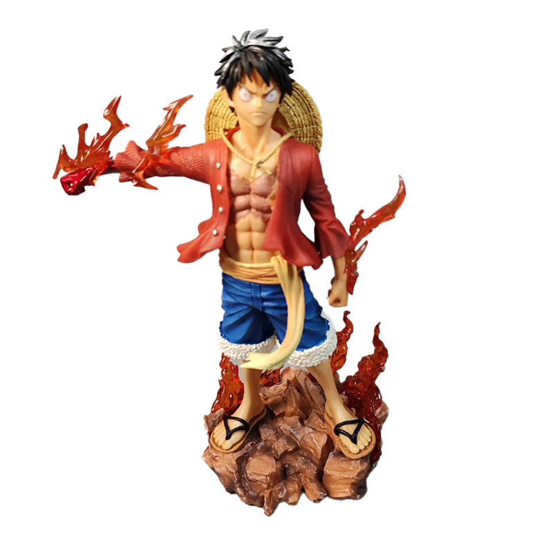 Monkey D. Luffy Red Hawk PVC Figure – One Piece Collectible