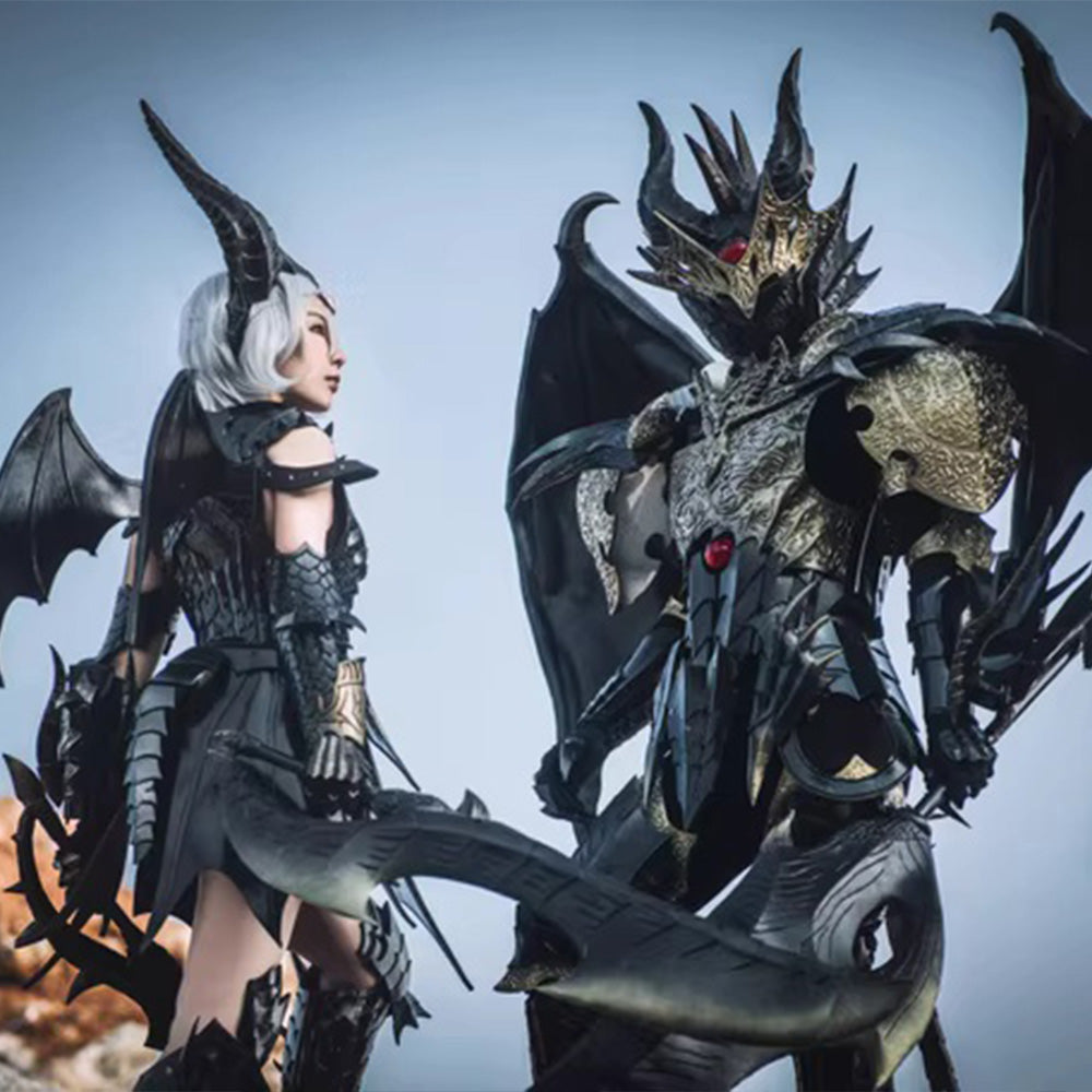 Monster Hunter World Black Dragon Cosplay Armor Set – Custom Made to Order4