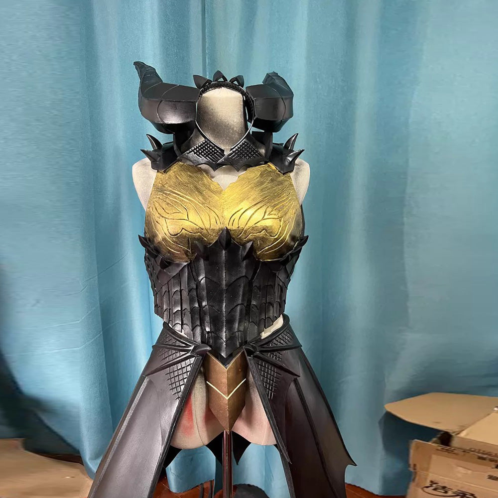 Monster Hunter World Black Dragon β Female Hunter Cosplay Costume – Custom Made to Order