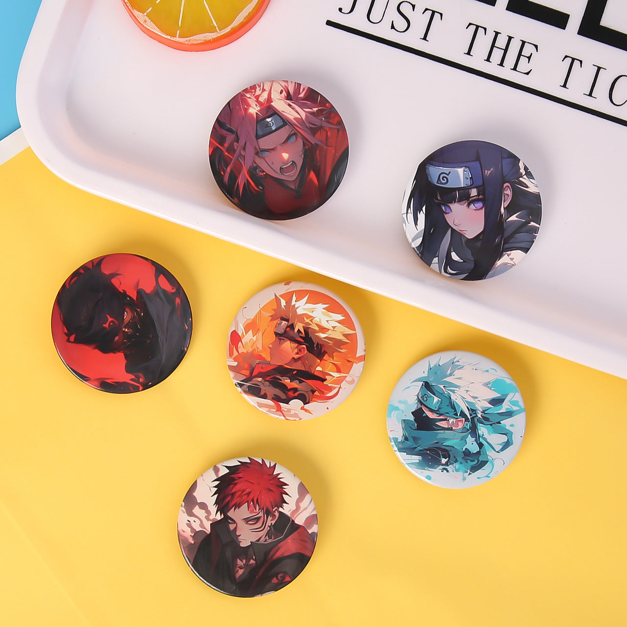 Naruto Shippuden 10-Character Button Badge Set – Anime Collectible3