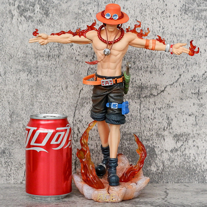 Portgas D. Ace LED Fire Figure – One Piece PVC Statue4
