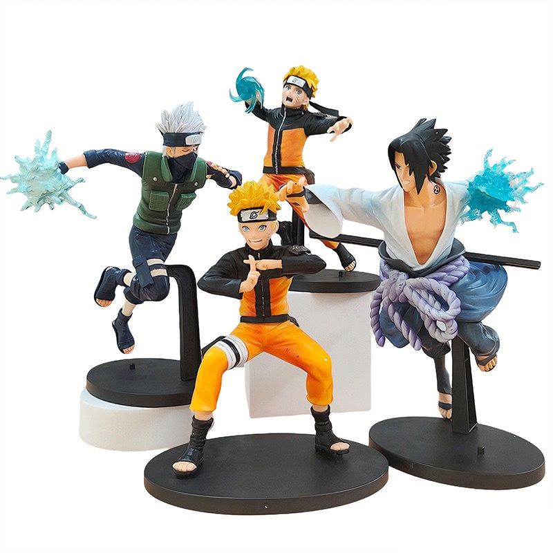 Team 7 PVC Figure Set – Naruto Shippuden Naruto, Sasuke & Kakashi
